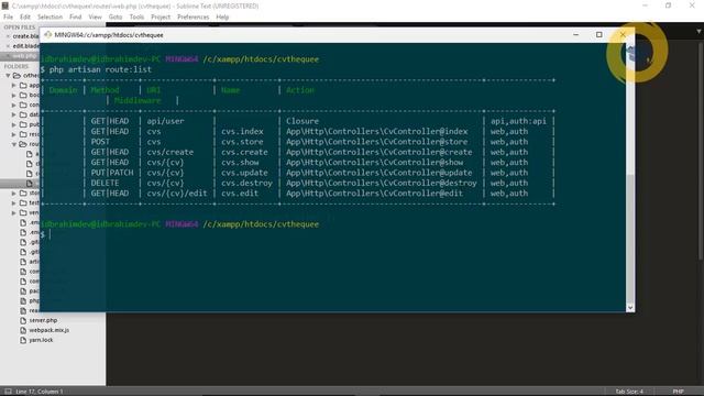 laravel 5.4 norme Restfull | route de type Resource | الدرس 25 смотреть онлайн