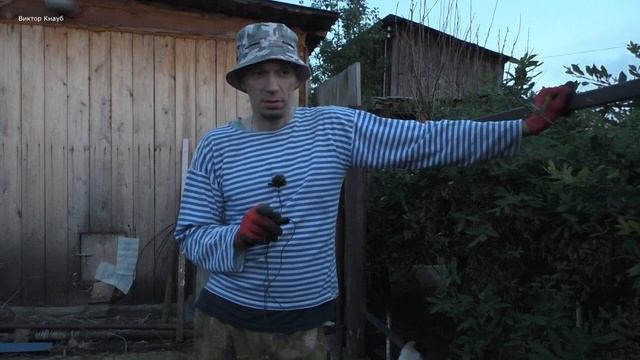 Забор из профнастила своими руками // Приближаемся к строительству бойни. смотреть онлайн