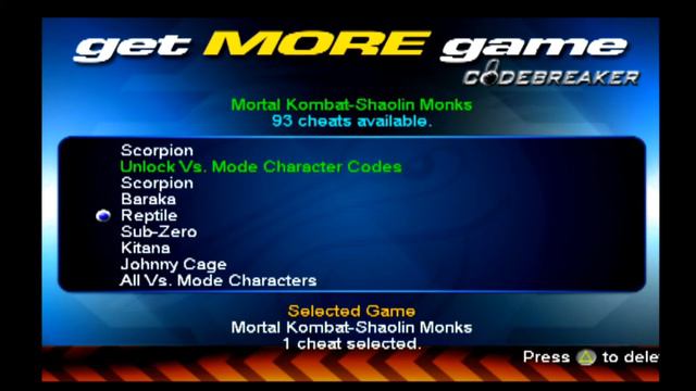 chěät karakter baru mortal kombat shaolin monks di menu vs mode смотреть онлайн