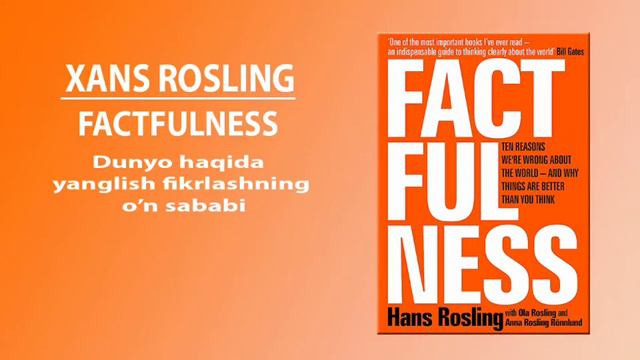 Factfulness 1-bob Audiokitob O'zbek Tilida #asaxiy #audiokitob