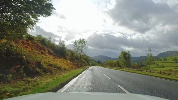A Drive through English Countryside, Keswick to Windermere 4K