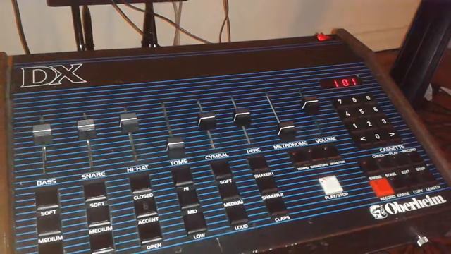 Oberheim Dx New Order Blue Monday drum beat Fiero demo смотреть онлайн