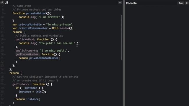 Singleton Design Pattern - Beau teaches JavaScript смотреть онлайн
