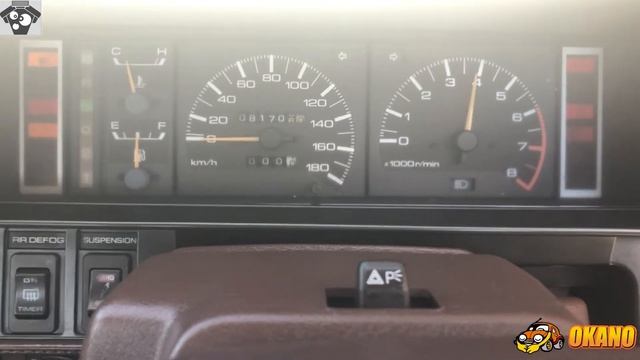 NISSAN GLORIA Y30 VG20ET Turbo ENGINE START Driving Test Movie