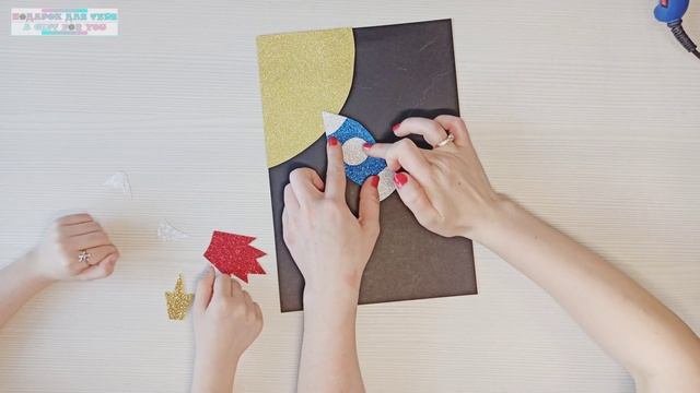 Ракета из бумаги / 12 апреля / День космонавтики / Объемная аппликация