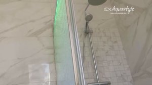 Душевая перегородка из пузырьковой панели