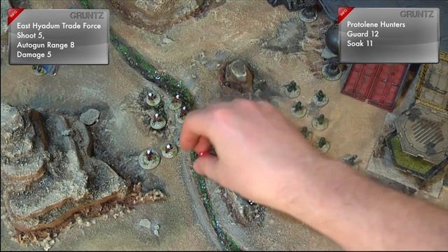 Shooting in 15mm SCFI game Gruntz смотреть онлайн