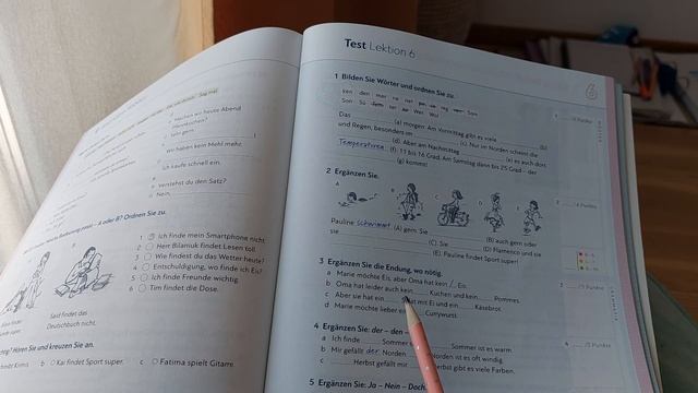 (120) Уроки немецкого по учебнику Schritte PLUS NEU A1.1 _L6 _Test смотреть онлайн