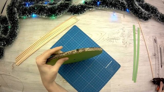 Красивая елка своими руками на новый год из мишуры. Diy как сделать елку. смотреть онлайн