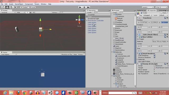 Unity 3D: How to make a simple enemy AI (JavaScript) смотреть онлайн
