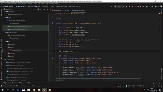Firebase Android - Registro de usuarios con Firebase Authentication y Database смотреть онлайн