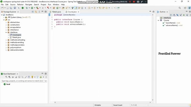 Interface In Java | Java Spring Boot Tutorial For Beginners | смотреть онлайн
