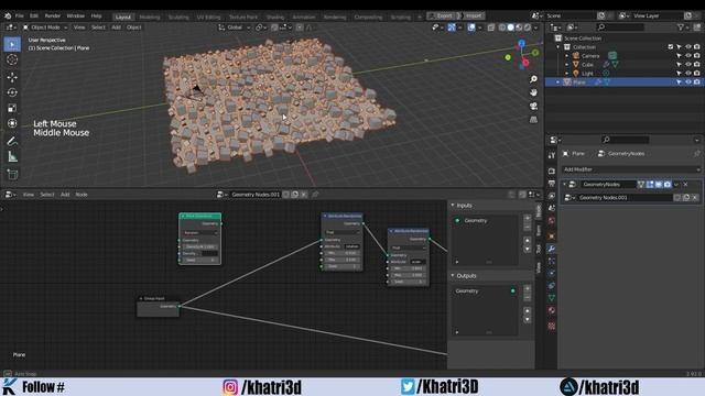 Blender 2.92 Geometry Nodes Explained - Urdu/Hindi смотреть онлайн