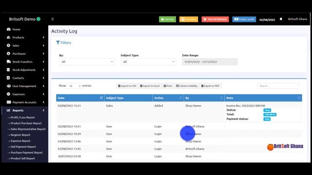 Sales and Inventory Software Demo by Britsoft Ghana смотреть онлайн