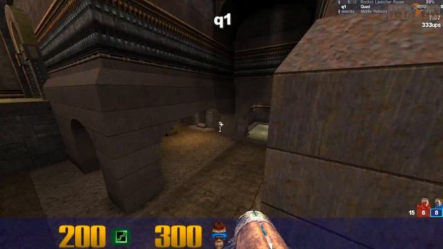 Quake 3 Excessive Plus: Q3DM7: gameplay смотреть онлайн