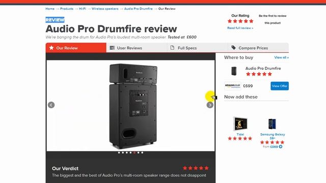 Audio Pro Drumfire introdução смотреть онлайн