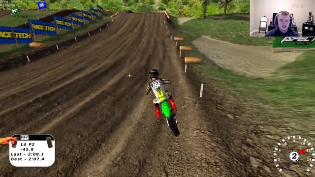 THIS NEW TRACK IS AWESOME IN MX SIMULATOR! смотреть онлайн