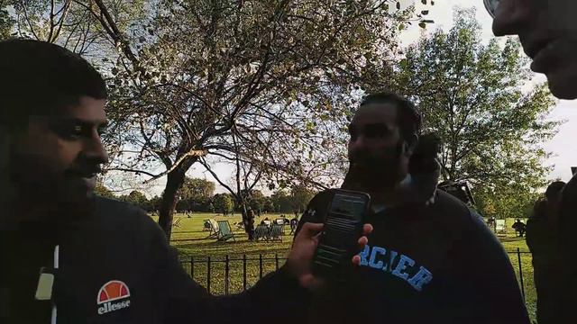 Conversation With Hamza About His Lying About The Apostle Paul At Speakers Corner