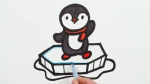 Рисуем фломастерами. Простой милый рисунок. Рисование для детей