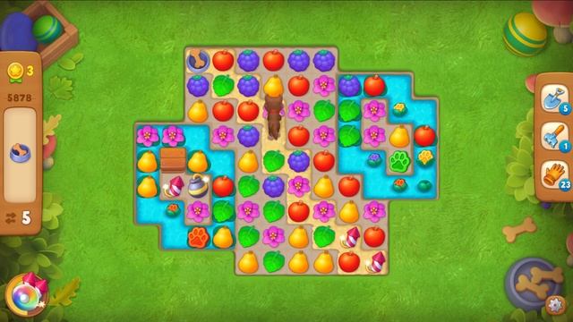 Gardenscapes Садовник #562 (уровни 5873-5884) Подготовка Кинотеатра для показа Фильма