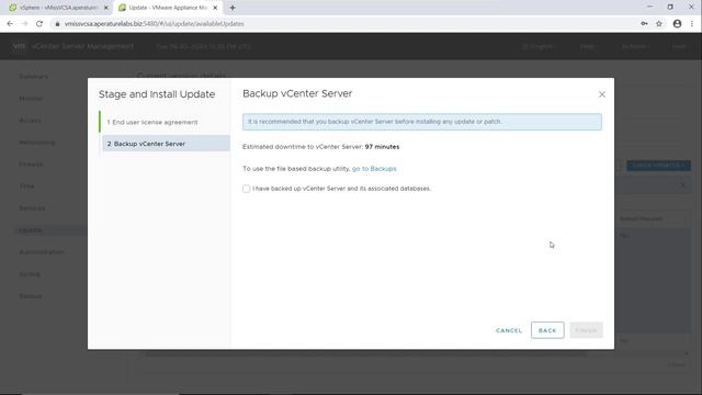 How to Update VMware vCenter Server Appliance (Patch VCSA) смотреть онлайн