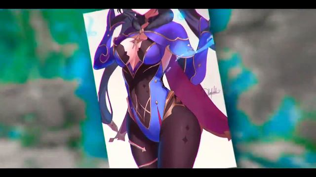 Blueberry - Faygo Mona - Genshin Impact [ AMV ] edit смотреть онлайн