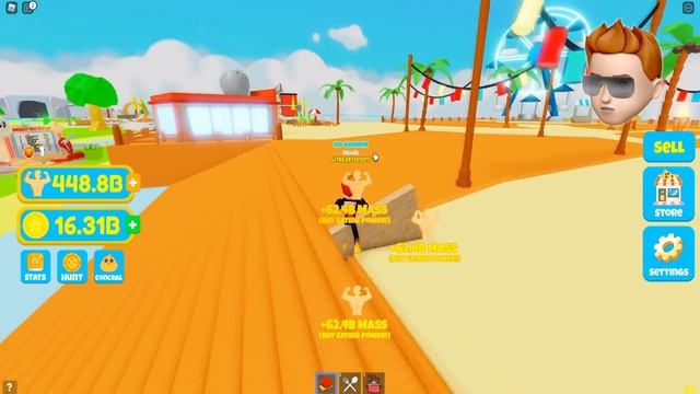 ПОПАЛ в ТОП САМЫХ СИЛЬНЫХ КАЧКОВ! SUPER EATER SIMULATOR Roblox смотреть онлайн