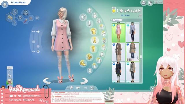 ? 【The Sims 4】творим персонажей для комикса | Hepi Renewal смотреть онлайн