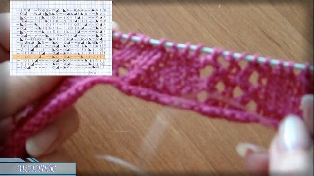 Разбор узора. Часть 2 (спицы). смотреть онлайн