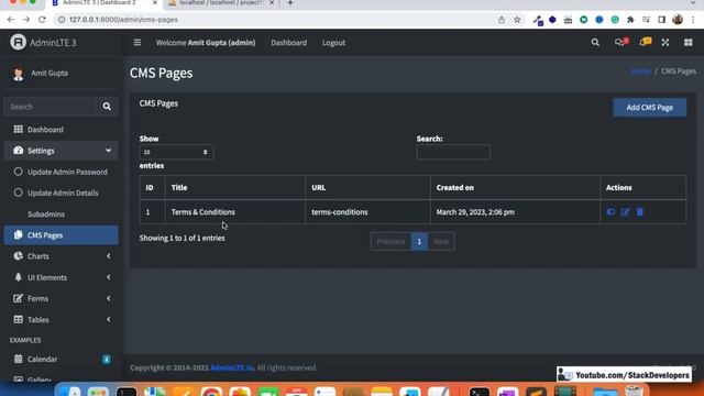 #25 Laravel 10 Tutorial | Roles and Permissions in Laravel 10 (I) | Display Subadmins in Admin Pane смотреть онлайн