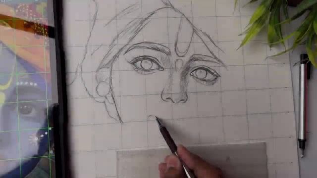 Draw with me Krishna, Krishna Drawing, Step By Step смотреть онлайн