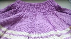 Юбка девочке спицами. Экспресс  МК .