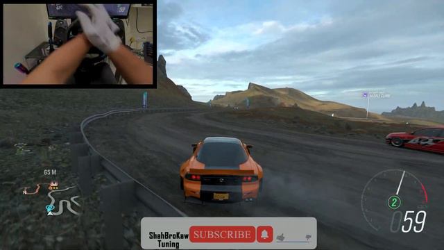 FORZA HORIZON 4 MAZDA RX7 1997 DRIFTING GAMEPLAY WITH TUNE STEERING WHEEL смотреть онлайн