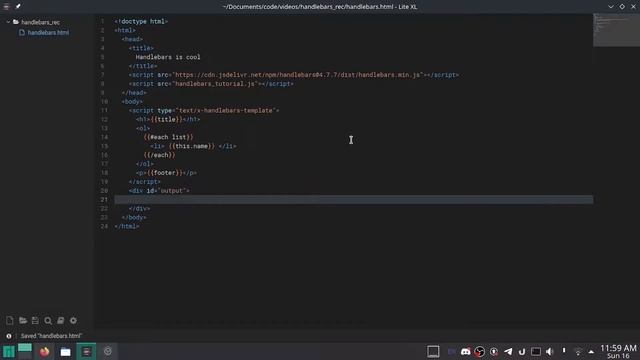 Frontend Templates With Handlebars.js смотреть онлайн