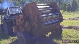 работа пресс-подборщика ПР-200