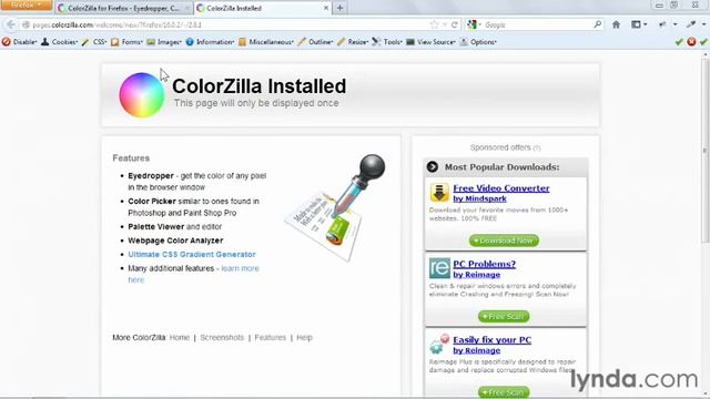 5 Working with CSS, index php, and Joomla! Using ColorZilla смотреть онлайн