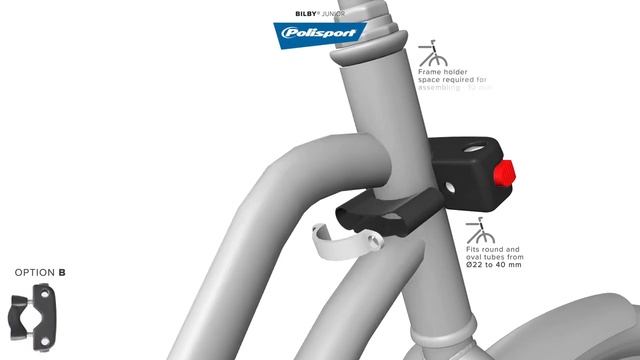 Montage siège vélo bébé avant Bilby Junior Polisport sur potence смотреть онлайн