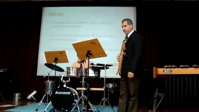 JAVIER VALERIO OF SONSAX PLAYING P.MAURIAT SOPRANO SAX IN MASTERCLASS AT TATUI BRAZIL 2010 смотреть онлайн