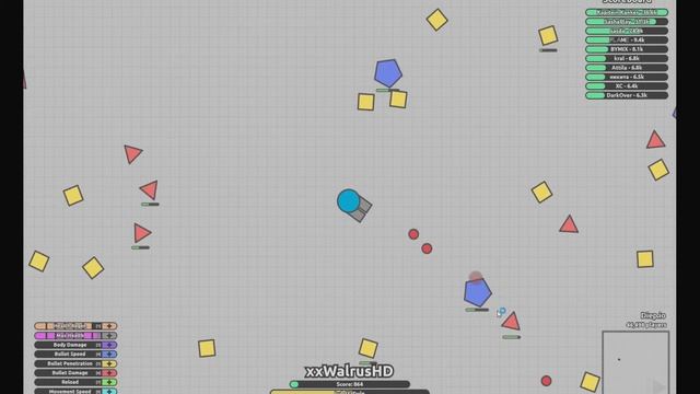 MOST FRANTIC SHOOTER MMO (DIEP.IO) смотреть онлайн