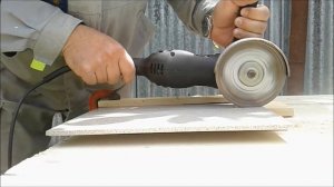 Резка керамогранитной плитки болгаркой с алмазным диском