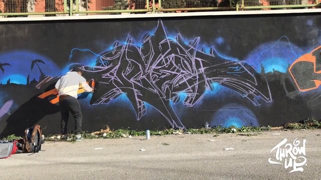 Mister Acker - Wildstyle graffiti timelapse x ThrowUp Magazine смотреть онлайн