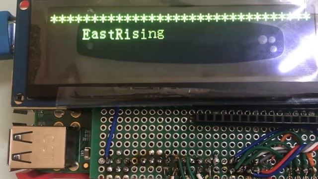Raspberry Pi 3 (Raspbian, Volumio) и OLED дисплей 3,12 дюйма (SSD1322) - проверка работоспособности смотреть онлайн
