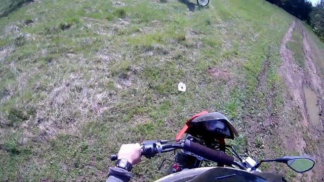 Пробная покатуха на мотоциклах с экшен камерой на Dakar S2. Kayo K1. KayoT2 смотреть онлайн