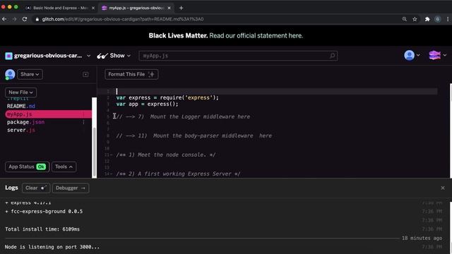 01 - Meet the Node Console - Basic Node and Express - freeCodeCamp Tutorial смотреть онлайн