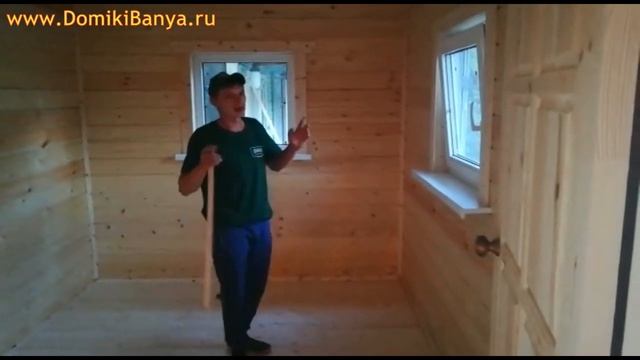 Баня из бруса 3х8 в СПб по проекту заказчика от СК Доминика смотреть онлайн
