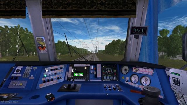 Trainz 12 ЭД4М-0310 Рейс:  Москва-Курская - Захарово