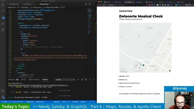Maps & Routes With Mapbox GL JS | Building A Travel Guide With Gatsby, Neo4j, & GraphQL: Part 6 смотреть онлайн