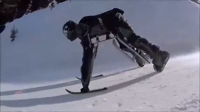 Сноубордист в новом костюме лучше терминатора