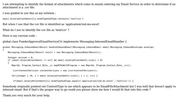 Salesforce: Identifying attachment type смотреть онлайн