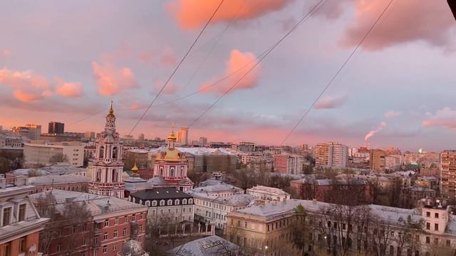Закат в Москве